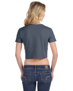 Watchill’n ‘Riders Club’ - Women’s Crop Tee (Tan) - Watch Hill RI t-shirts with vintage surfing and motorcycle designs.
