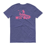 Watchill'n 'WH-SUP Paddle Boarding' - Short-Sleeve Unisex T-Shirt (Pink) - Watchill'n