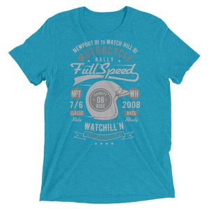 Watchill’n ‘Full Speed’ Unisex Short sleeve t-shirt (Grey) - Watchill'n