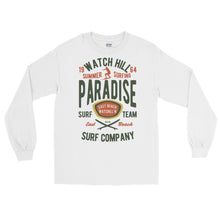 Load image into Gallery viewer, Watchill&#39;n &#39;Summer Surfing&#39; - Long-Sleeve T-Shirt (Green/Terracotta) - Watchill&#39;n