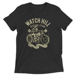 Watchill’n ‘Riders Club 2’ Unisex Short sleeve t-shirt (Creme/Dk Grey) - Watchill'n