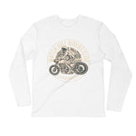 Watchill’n ‘Riders Club’ Premium Long Sleeve Fitted Crew (Tan) - Watchill'n