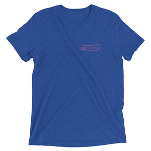 Watch Hill Surf Co. 'Parallel Boards' Unisex Short sleeve t-shirt (Pink) - Watch Hill RI t-shirts with vintage surfing and motorcycle designs.