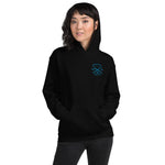Watch Hill 'Surf Co.’ Unisex Hoodie (Blue) - Watch Hill RI t-shirts with vintage surfing and motorcycle designs.
