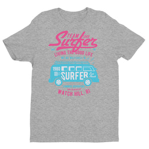 Watchill'n 'Team Surfer' Short Sleeve T-shirt (Pink) - Watchill'n