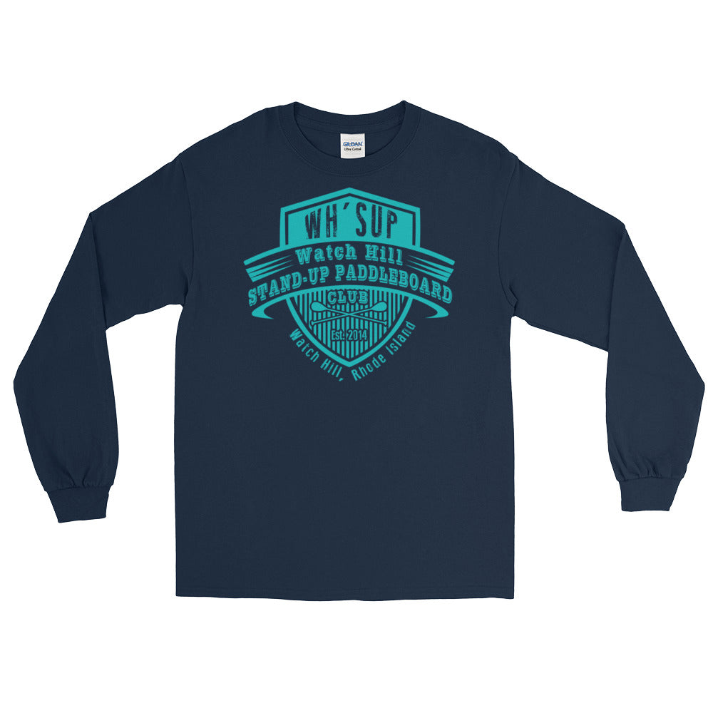 Watchill'n 'Paddle Board Club' - Long-Sleeve T-Shirt (Turquoise) - Watchill'n