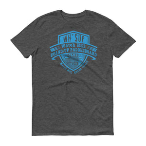 Watchill'n 'Paddle Board Club' - Short-Sleeve Unisex T-Shirt (Blue) - Watchill'n