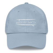 Load image into Gallery viewer, Watch Hill Surf Co. &#39;Parallel Boards&#39; Hat (White) - Watch Hill RI t-shirts with vintage surfing and motorcycle designs.