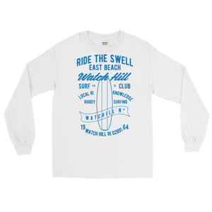 Watchill'n 'Ride the Swell' - Long-Sleeve T-Shirt (Blue) - Watchill'n