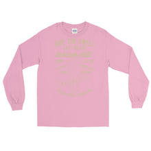 Load image into Gallery viewer, Watchill&#39;n &#39;Ride the Swell&#39; - Long-Sleeve T-Shirt (Khaki) - Watchill&#39;n
