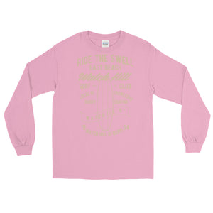 Watchill'n 'Ride the Swell' - Long-Sleeve T-Shirt (Khaki) - Watchill'n