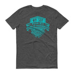 Watchill'n 'Paddle Board Club' - Short-Sleeve Unisex T-Shirt (Turqoise) - Watchill'n