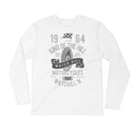 Watchill’n ‘King of the Hill’ Premium Long Sleeve Fitted Crew (Grey) - Watchill'n