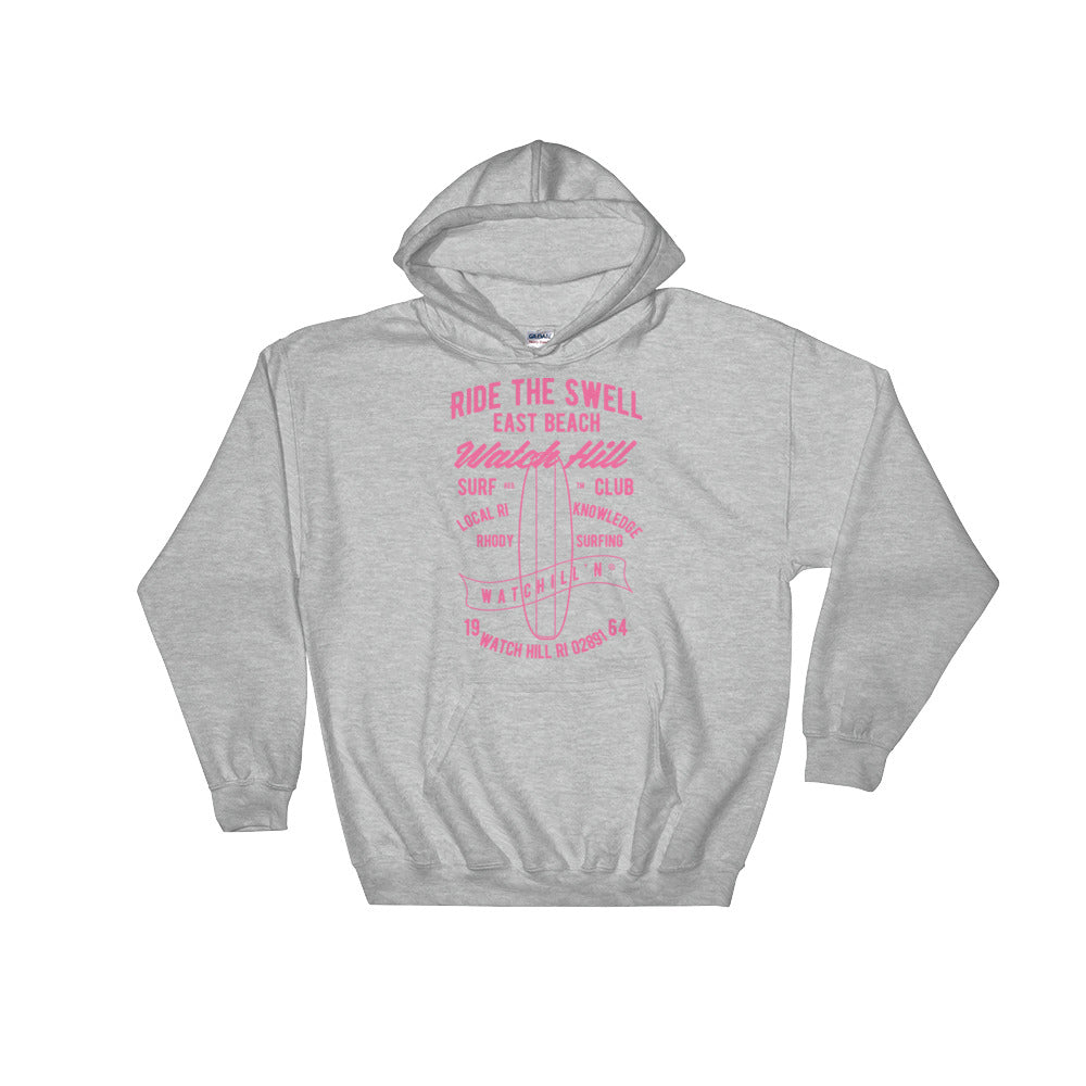 Watchill'n 'Ride the Swell' - Hoodie (Pink) - Watchill'n