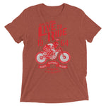 Watchill’n ‘Live To Ride’ Unisex Short sleeve t-shirt (Red) - Watchill'n