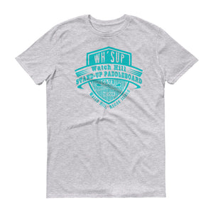 Watchill'n 'Paddle Board Club' - Short-Sleeve Unisex T-Shirt (Turqoise) - Watchill'n