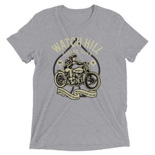 Load image into Gallery viewer, Watchill’n ‘Riders Club 2’ Unisex Short sleeve t-shirt (Creme/Dk Grey) - Watchill&#39;n
