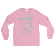Load image into Gallery viewer, Watchill&#39;n &#39;Surf&#39;s Up&#39; - Long-Sleeve T-Shirt (Grey) - Watchill&#39;n