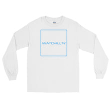 Load image into Gallery viewer, Watchill&#39;n &#39;Box Logo&#39; - Long Sleeve T-Shirt (Blue) - Watchill&#39;n