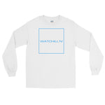 Watchill'n 'Box Logo' - Long Sleeve T-Shirt (Blue) - Watchill'n