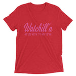 Watchill'n 'Coordinates' Logo Premium Unisex Short Sleeve T-shirt (Pink) - Watchill'n
