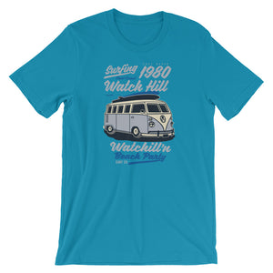 Watchill'n 'Beach Party' - Short-Sleeve Unisex T-Shirt (Lavender) - Watchill'n