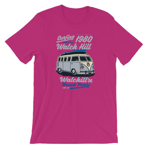 Watchill'n 'Beach Party' - Short-Sleeve Unisex T-Shirt (Lavender) - Watchill'n