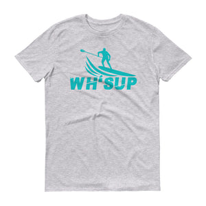 Watchill'n 'WH-SUP Paddle Boarding' - Short-Sleeve Unisex T-Shirt (Turquoise) - Watchill'n