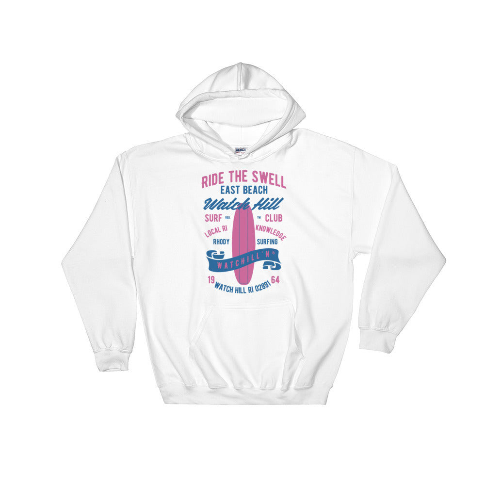 Watchill'n 'Ride the Swell' - Hoodie (Blue/Pink) - Watchill'n