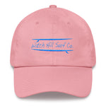 Watch Hill Surf Co. 'Parallel Boards' Hat (Cyan) - Watch Hill RI t-shirts with vintage surfing and motorcycle designs.