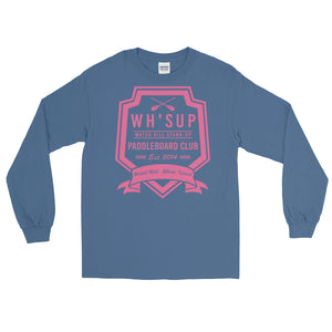 Watchill'n 'Paddle Board Club #2' - Long-Sleeve T-Shirt (Pink) - Watchill'n