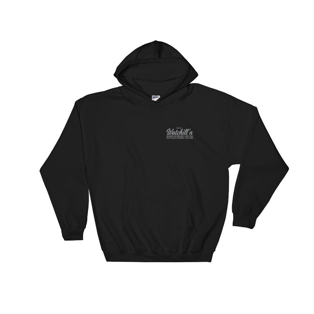 Watchill'n 'King of the Hill' - Hooded Sweatshirt (Grey) - Watchill'n