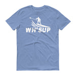 Watchill'n 'WH-SUP Paddle Boarding' - Short-Sleeve Unisex T-Shirt (White) - Watchill'n