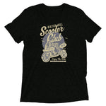 Watchill’n ‘Scooter Club’ Unisex Short Sleeve t-shirt (Creme/Grey) - Watch Hill RI t-shirts with vintage surfing and motorcycle designs.