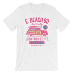 Watchill'n 'Beach Buggy' - Short-Sleeve Unisex T-Shirt (Pink/Turquoise) - Watchill'n