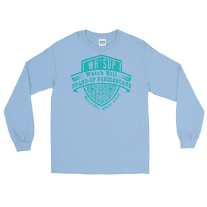 Watchill'n 'Paddle Board Club' - Long-Sleeve T-Shirt (Turquoise) - Watchill'n