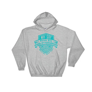 Watchill'n 'Paddle Board Club' - Hoodie (Turquoise) - Watchill'n