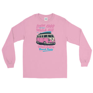 Watchill'n 'Beach Party' - Long-Sleeve T-Shirt (Pink) - Watchill'n