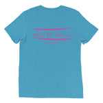 Watch Hill Surf Co. 'Parallel Boards' Unisex Short sleeve t-shirt (Pink) - Watch Hill RI t-shirts with vintage surfing and motorcycle designs.