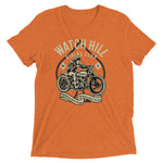 Watchill’n ‘Riders Club 2’ Unisex Short sleeve t-shirt (Creme/Dk Grey) - Watchill'n