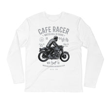 Load image into Gallery viewer, Watchill’n ‘Cafe Racer’ Premium Long Sleeve Fitted Crew (Grey) - Watchill&#39;n