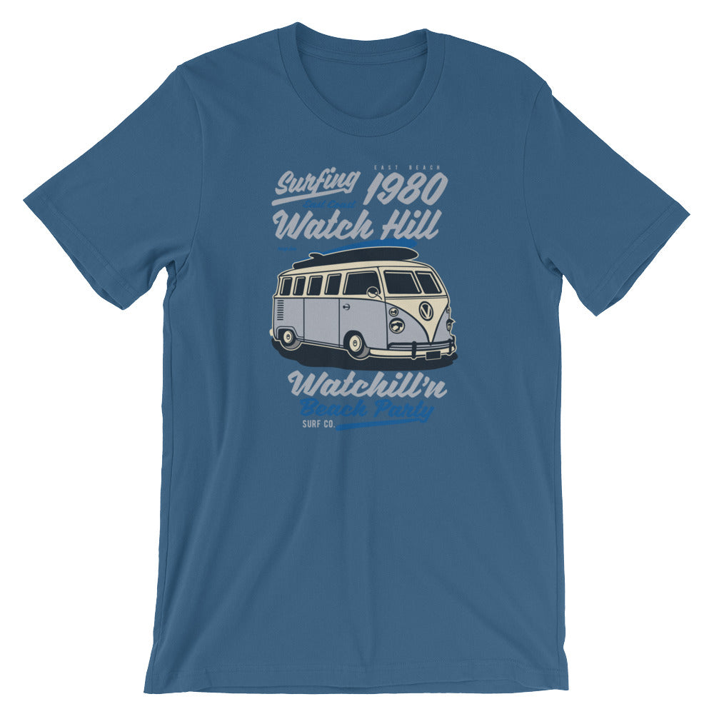 Watchill'n 'Beach Party' - Short-Sleeve Unisex T-Shirt (Lavender) - Watchill'n