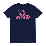 Watchill'n 'WH-SUP Paddle Boarding' - Short-Sleeve Unisex T-Shirt (Pink) - Watchill'n