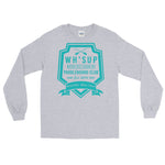Watchill'n 'Paddle Board Club #2' - Long-Sleeve T-Shirt (Turquoise) - Watchill'n