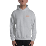 Watch Hill Surf Co. 'Parallel Boards' Unisex Hoodie - (Orange) - Watch Hill RI t-shirts with vintage surfing and motorcycle designs.