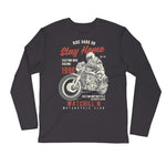 Watchill’n ‘Ride Hard’ Premium Long Sleeve Fitted Crew (Rust/Tan) - Watchill'n