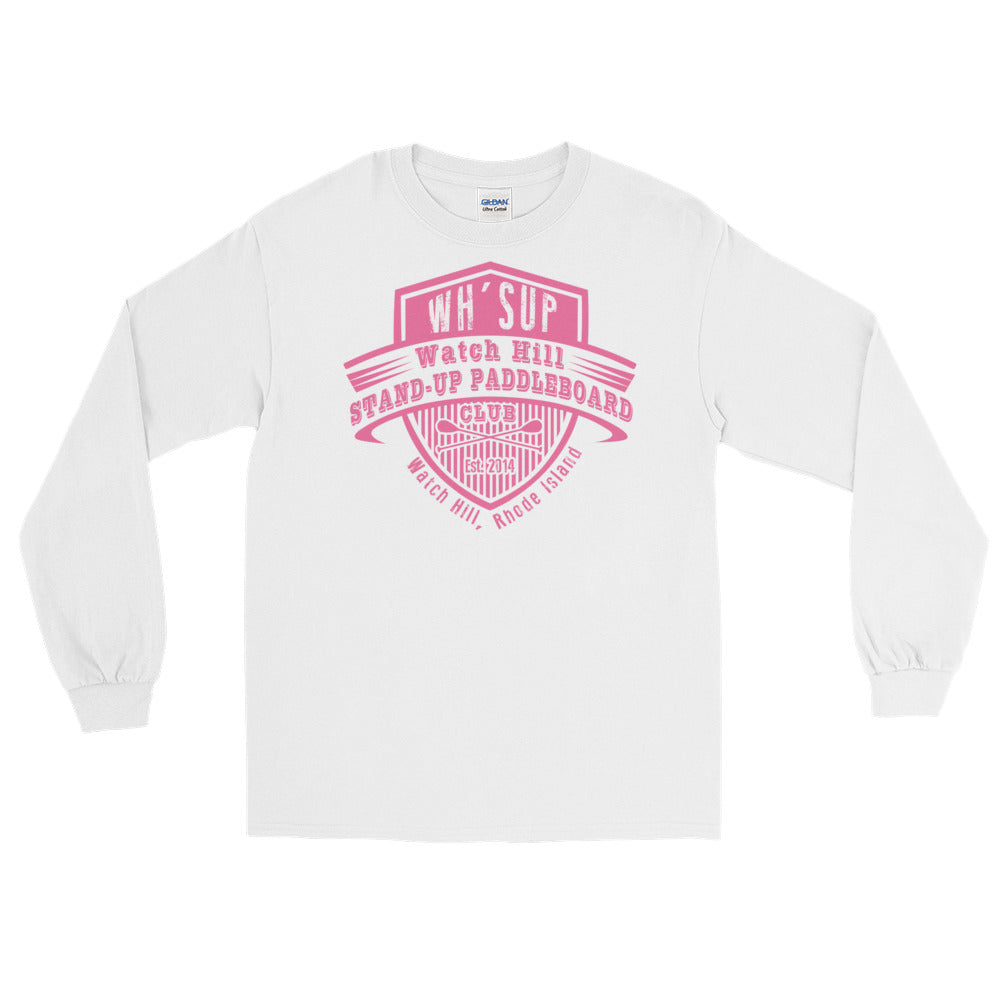 Watchill'n 'Paddle Board Club' - Long-Sleeve T-Shirt (Pink) - Watchill'n