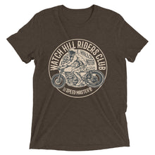 Load image into Gallery viewer, Watchill’n ‘Riders Club’ Unisex Short sleeve t-shirt (Tan) - Watchill&#39;n
