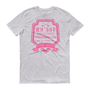 Watchill'n 'Paddle Board Club #2' - Short-Sleeve Unisex T-Shirt (Pink) - Watchill'n