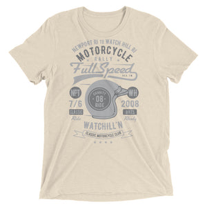 Watchill’n ‘Full Speed’ Unisex Short sleeve t-shirt (Grey) - Watchill'n